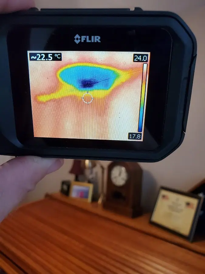 Thermal imaging inspection for water damage in Aberdeen